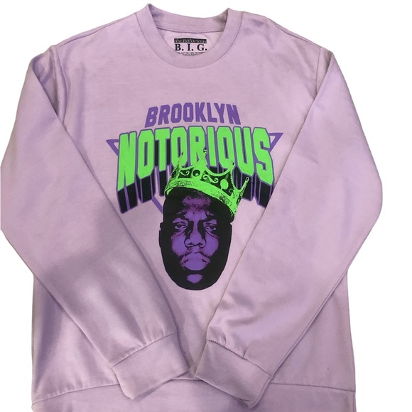 BROOKLYN MINT Notorious BIG Wrap Sweatshirt Trainer Men's L size /eaa392465